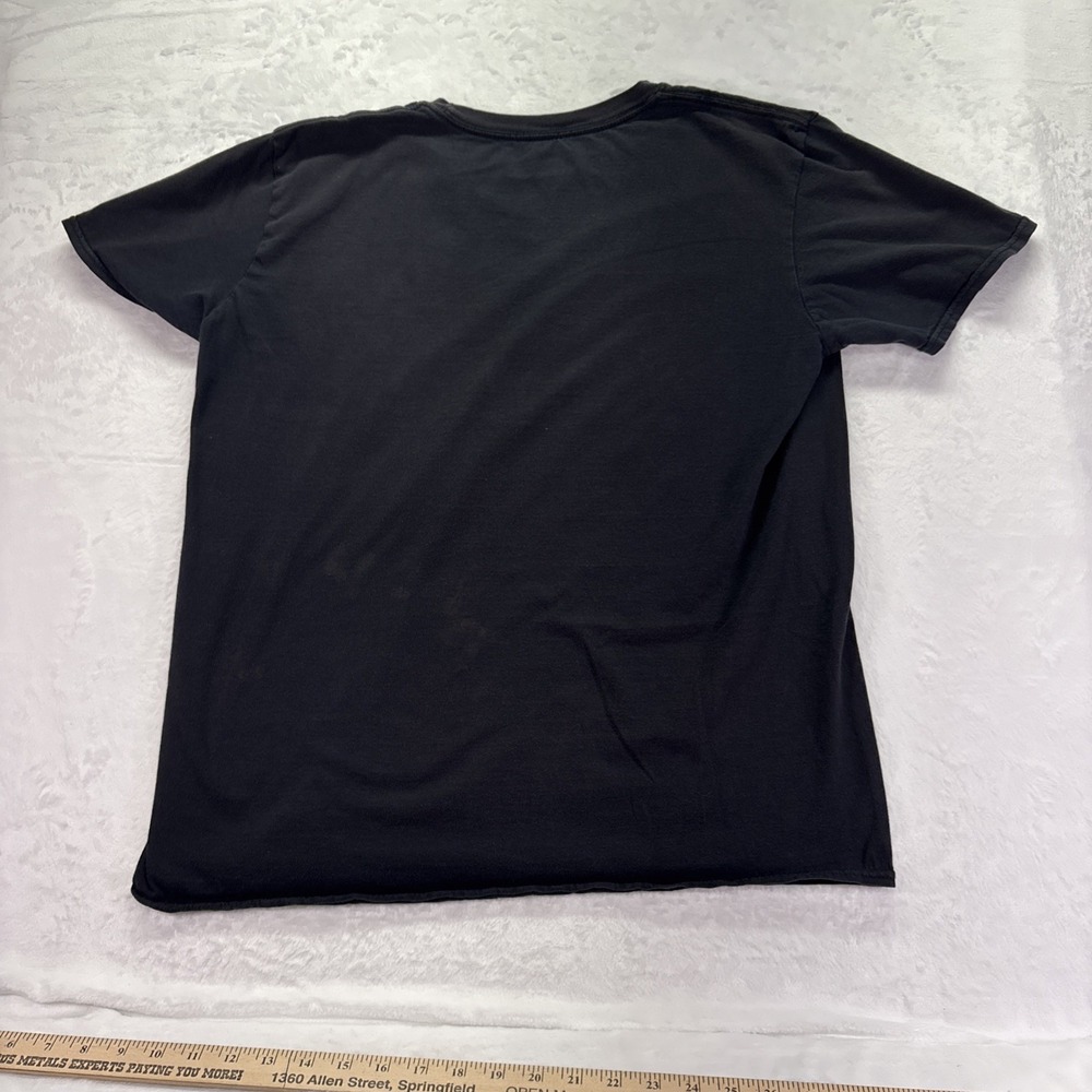 Men's Retro Johnny Cash "Walk the Line" T-Shirt Size- Large Cotton Black - Picture 6 of 6